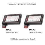 Battery Replacement for THINKCAR THINKSCAN MAX and MAX2 Scanner